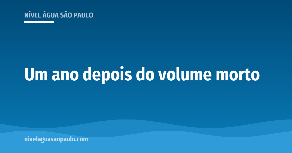 Em 15 de maio de 2014, depois de vários dias de queda no nível da água, o Sistema Cantareira chegou a apenas 8,2%, o que correspondia a cerca de 80,5 milhões de m³ de água.
